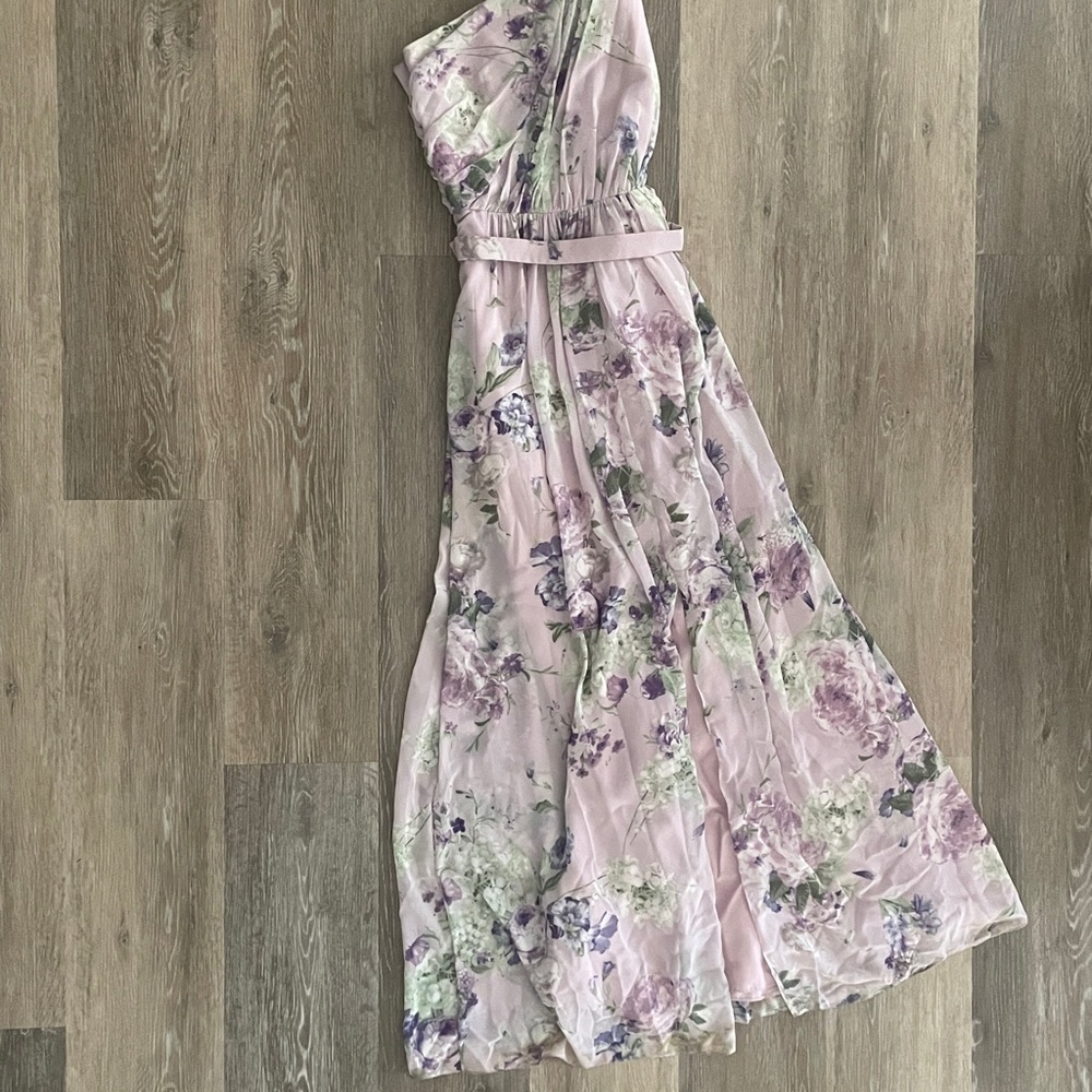 Floral Lavender Maxi Dress